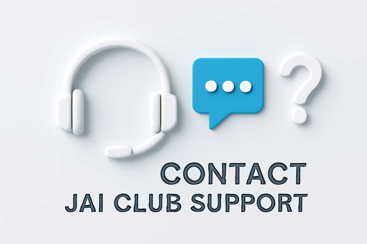 Contact Jai Club Support Interface