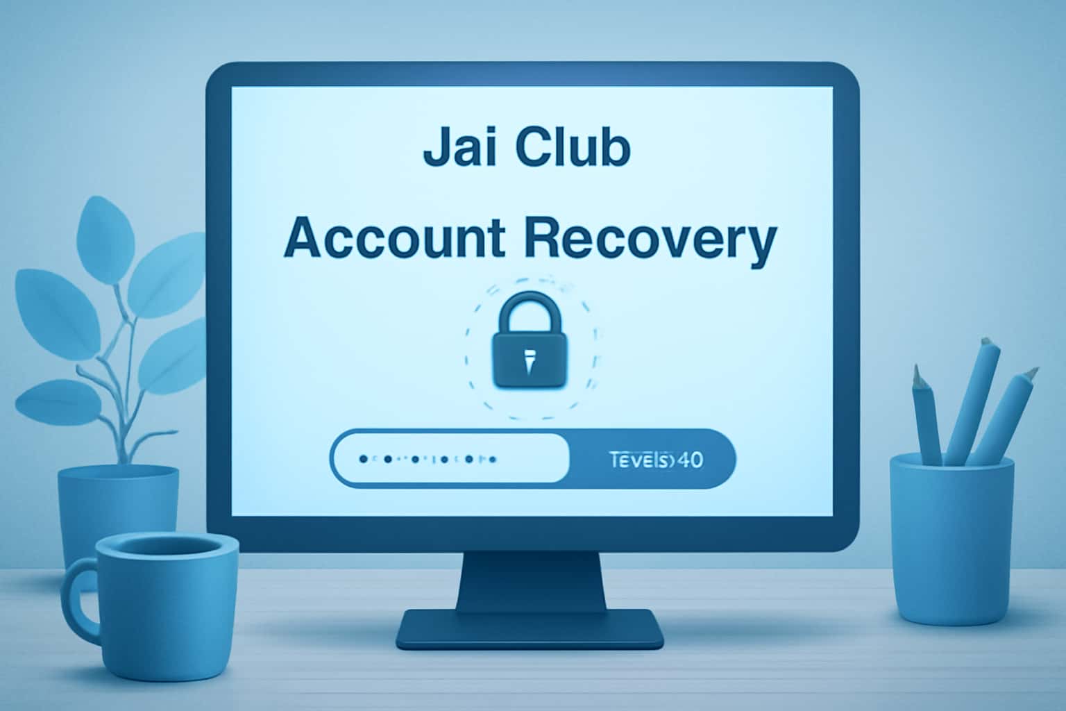An informative visualization depicting the Jai Club Account Recovery process.