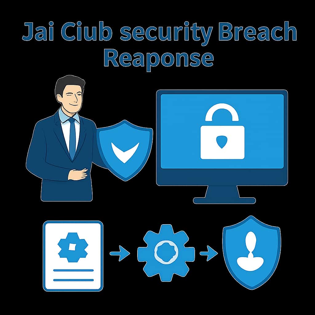 Illustration of measures for Jai Club Security Breach Response.