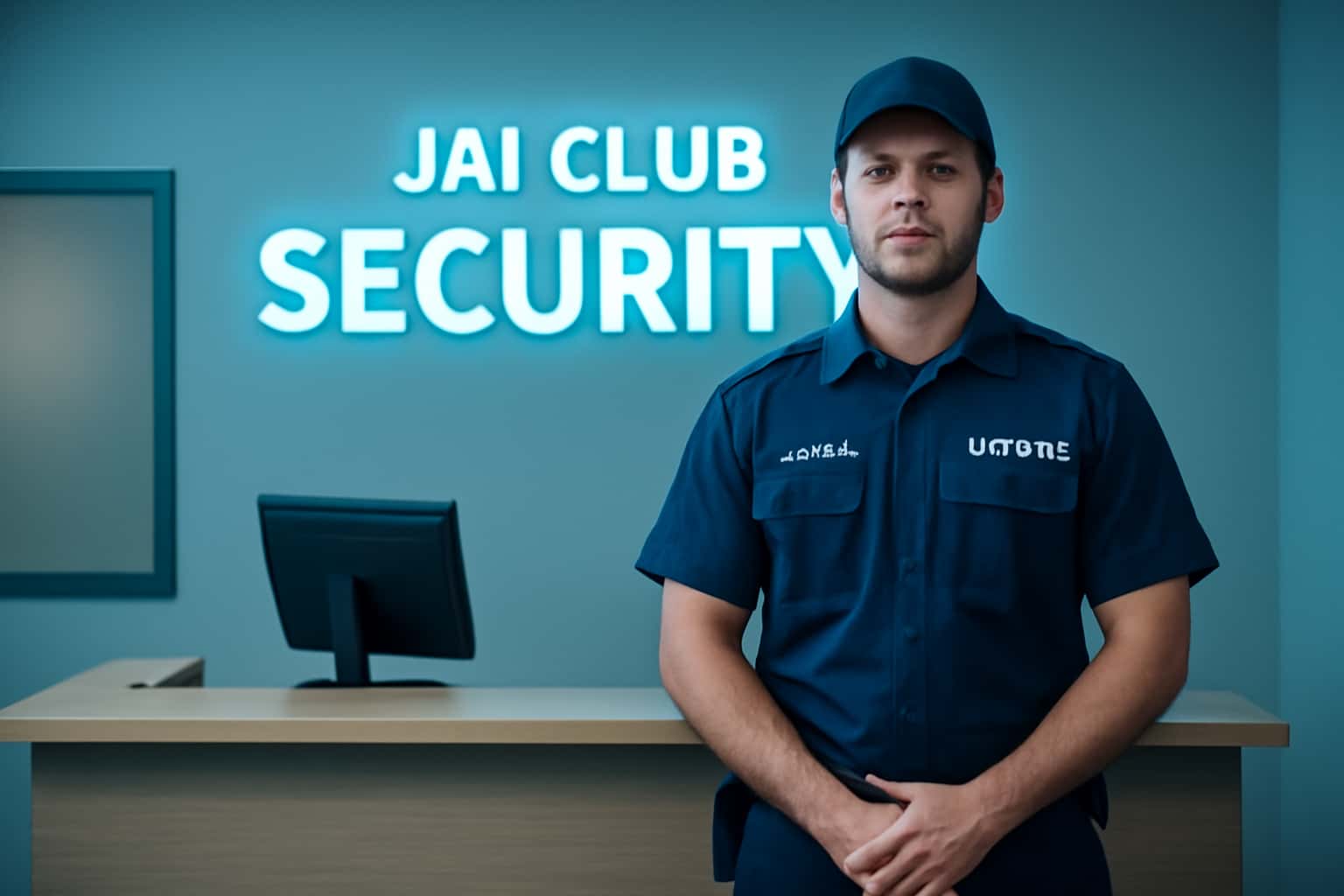 A professional depiction of Jai Club Security practices in a high-tech environment.