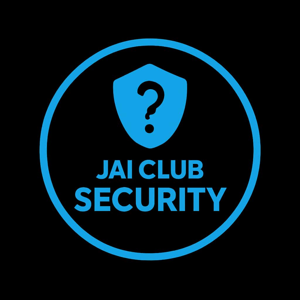 An icon representing Jai Club Security with a modern design.