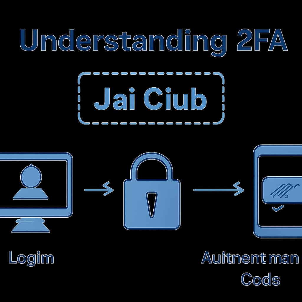 An educational diagram detailing how Jai Club 2FA functions.
