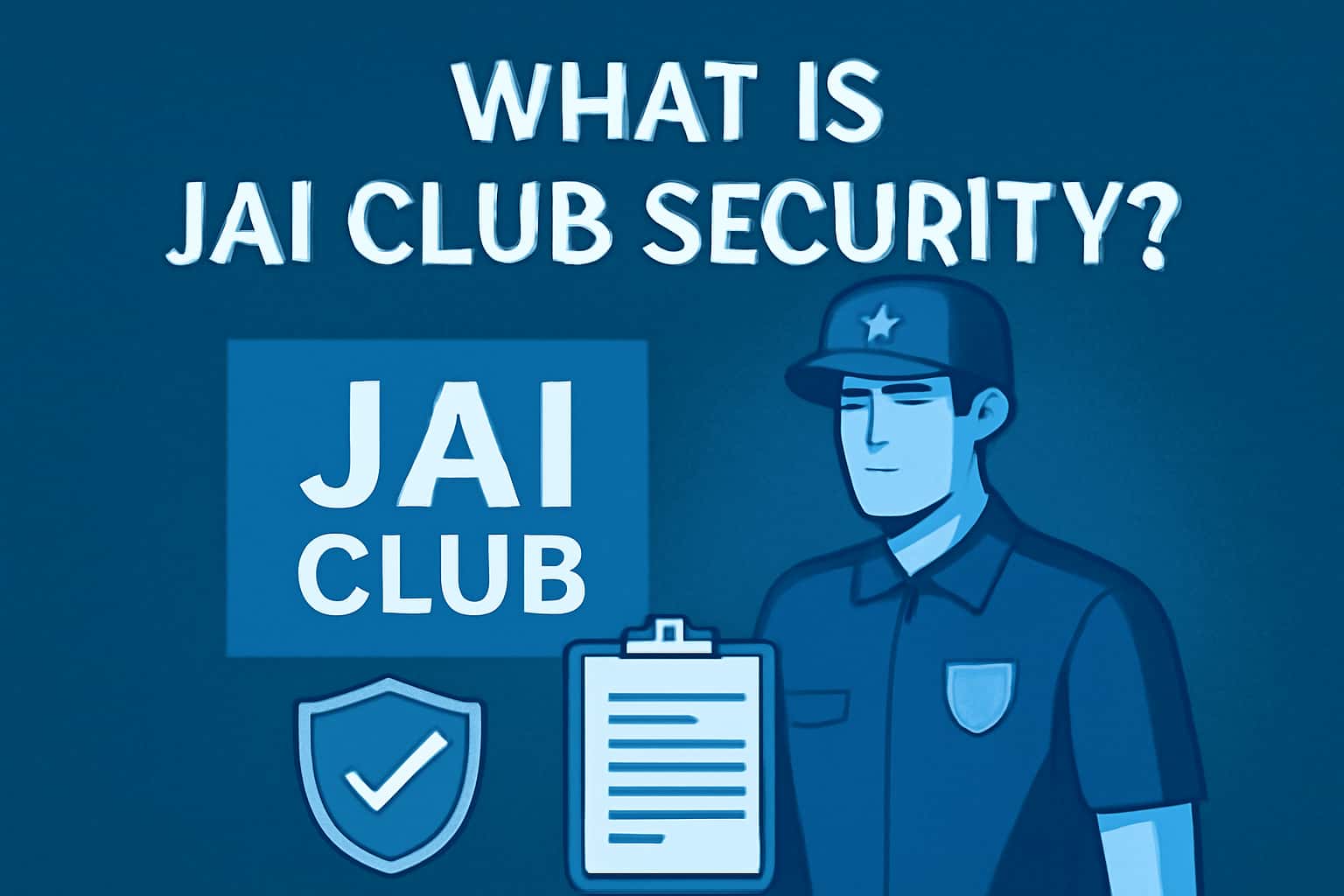 A high-tech representation of Jai Club Security measures including two-factor authentication and secure login processes.